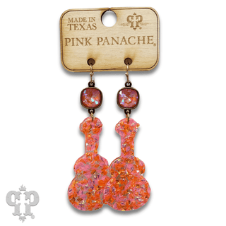 Acrylic earring with Austrian crystal - LC - Boutique Bella BellaEarrings