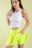 Active Pleat Tennis Skort - Highlight Yellow - Boutique Bella BellaActive Wear Skort