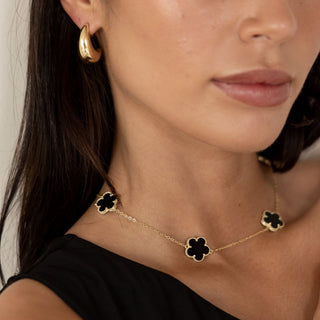 Adeline Clover Necklace - Boutique Bella BellaNecklaces