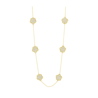 Adeline Pave Necklace - Boutique Bella BellaNecklace