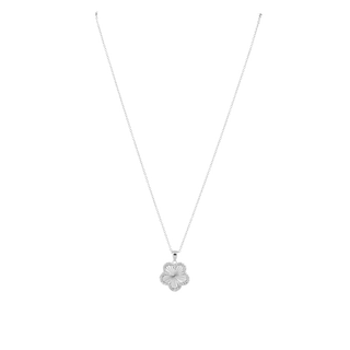 Adeline Pave Outline Pendant Necklace - Boutique Bella BellaNecklace