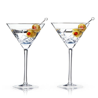 Admiral Crystal Martini Glasses, Set of 2 - Boutique Bella Belladrinkware