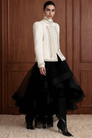 Pearl Commander Bouclé Jacket