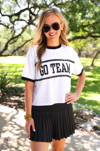 After Dark Pleated Tennis Skort - Boutique Bella BellaSkort
