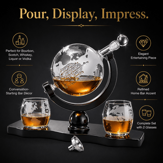 Airplane Whiskey Decanter Gift Premium Barware Gift Elegant Drinkware Collection - Boutique Bella BellaDecanter Sets