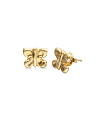 Aleteo Gold - Stud earrings with a butterfly shape - Boutique Bella BellaUno de 50 - Earrings