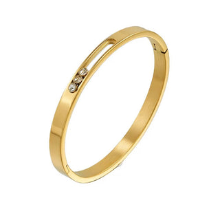 Alex CZ Bezel Bracelet - Boutique Bella BellaBracelet