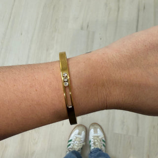 Alex CZ Bezel Bracelet - Boutique Bella BellaBracelet