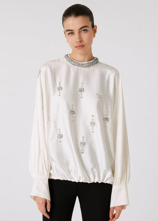 All Eyes on Me Top - White - Boutique Bella BellaTops