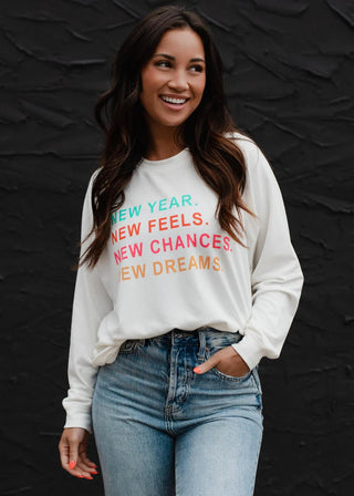 All The New Sweatshirt - Boutique Bella BellaSweatshirt