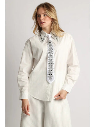 All Tied Up Top - Boutique Bella BellaTops