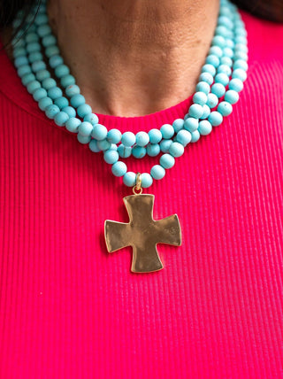 Allie+Bess Cross Charm - Boutique Bella BellaCharm