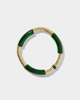 Allie+Bess Emerald Zo Bracelet 6mm - Boutique Bella BellaBracelet