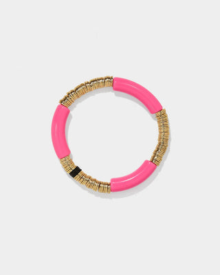 Allie+Bess Kelly Pink Zo 6mm - Boutique Bella BellaBracelet