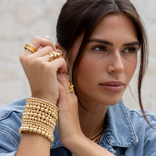 Allison Beaded Wrap Bracelet- 10 Rows - Boutique Bella BellaBracelets