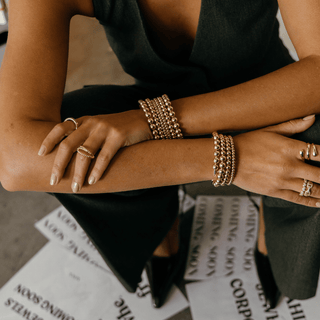 Allison Beaded Wrap Bracelet - 6 Row - Boutique Bella BellaBracelet