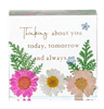 Always in My Heart Real Flower Block - Boutique Bella BellaDecorative blocks