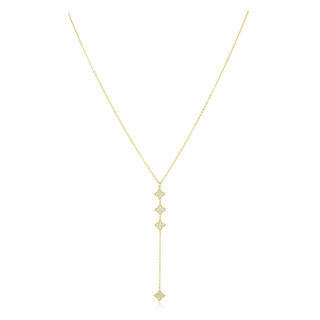 Amanda CZ Lariat - Boutique Bella BellaNecklace
