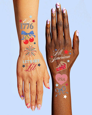 America 250 Tattoos | patriotic, 4th of july, usa, temporary - Boutique Bella BellaTattoos