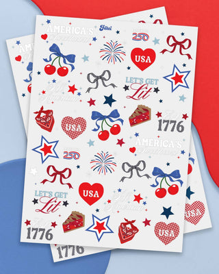 America 250 Tattoos | patriotic, 4th of july, usa, temporary - Boutique Bella BellaTattoos
