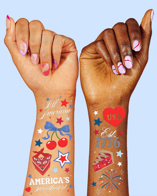 America 250 Tattoos | patriotic, 4th of july, usa, temporary - Boutique Bella BellaTattoos