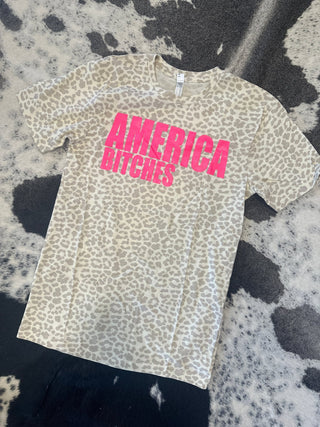 America B!#@$ Tee - Boutique Bella Bella