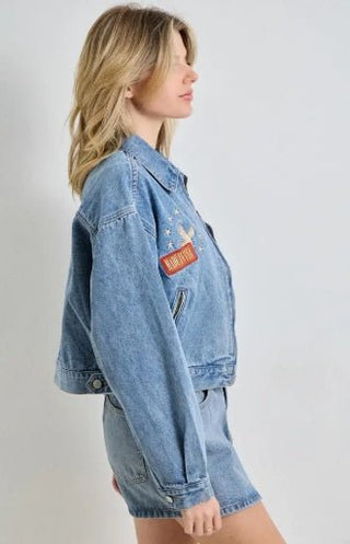 Americana Denim Jacket - Boutique Bella BellaDenim Jacket