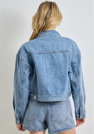 Americana Denim Jacket - Boutique Bella BellaDenim Jacket