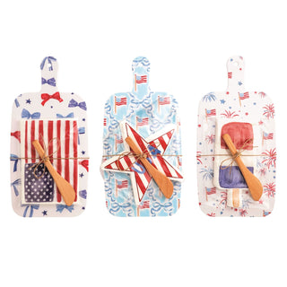 Americana Melamine Board & Napkin Sets - Assorted - Boutique Bella BellaCutting Board