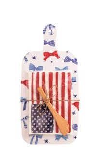 Americana Melamine Board & Napkin Sets - Assorted - Boutique Bella BellaCutting Board