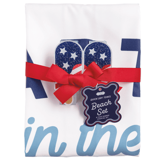 Americana Quick Dry Beach Towel Set - Boutique Bella BellaQuick Dry Towel