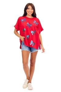 Americana Sparkle Top - Boutique Bella Bellashirt