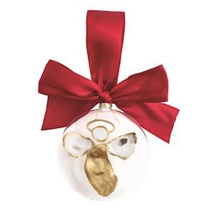 Angel Glass Oyster Ornament - Boutique Bella BellaOrnament