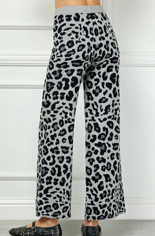 Animal Print Sweater Lounge Pants - Boutique Bella BellaLounge Pants