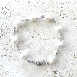 Anklet fresh water pearl beach resort jewerly - Boutique Bella Bellaanklet