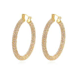 Annabelle Hoop Large - Boutique Bella BellaEarring