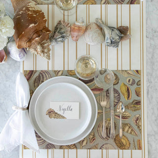 Antique Gold Stripe Runner - Boutique Bella BellaTable Runner