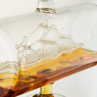 Antique Ship Decanter Set Premium Barware Gift Elegant Drinkware Collection - Boutique Bella BellaDecanter Sets