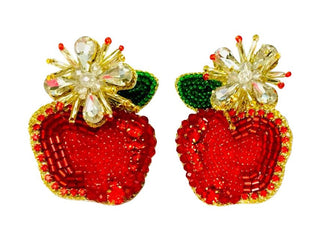Apple Earrings - Boutique Bella BellaEarrings