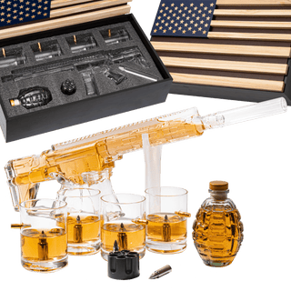 Ar15 Whiskey Decanter Gift Premium Barware Gift Elegant Drinkware Collection - Boutique Bella BellaDecanter Sets