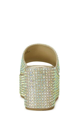 Arachna - Gold Platform Sandal - Boutique Bella BellaShoes