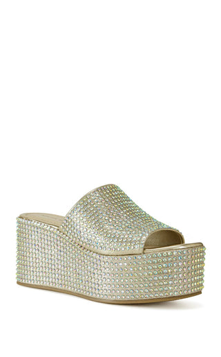 Arachna - Gold Platform Sandal - Boutique Bella BellaShoes