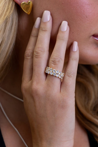 Ari Double Eternity Band - Boutique Bella BellaRing