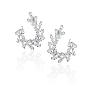 Arianna Baguette Earring - Boutique Bella BellaEarring