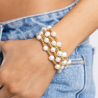 Ariel Pearl Beaded Bracelet - Boutique Bella BellaBracelet