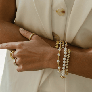 Ariel Pearl Beaded Bracelet - Boutique Bella BellaBracelet