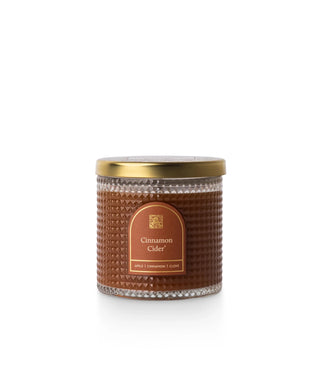 Aromatique Cinnamon Cider - Textured Glass Candle - Boutique Bella BellaCandle