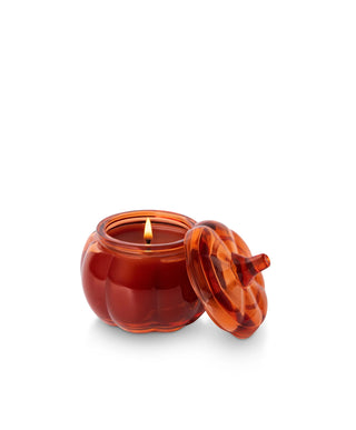 Aromatique Pumpkin Spice - Pumpkin Glass Candle w/Lid - Plaid Collection - Boutique Bella BellaCandle