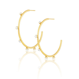Aster Hoops - Boutique Bella Bella