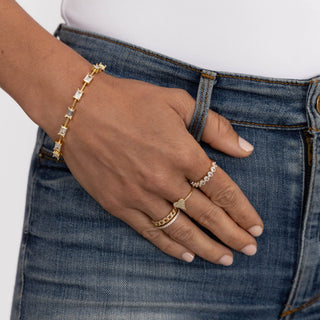 Audrey Heart Ring - Boutique Bella BellaRings